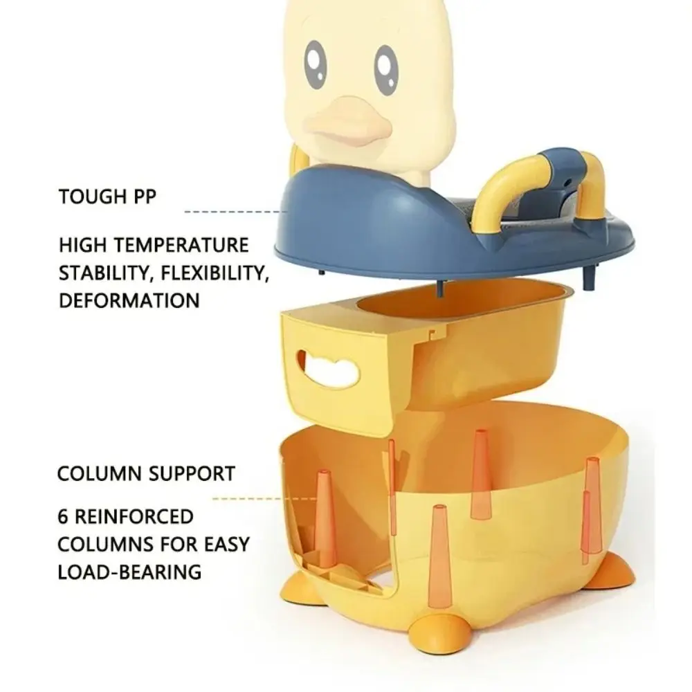 Duck Baby Potty Training Seat Drawer Style Ergonomic Design Kids Urinals Chair Cartoon Moveable Toilet Supplies