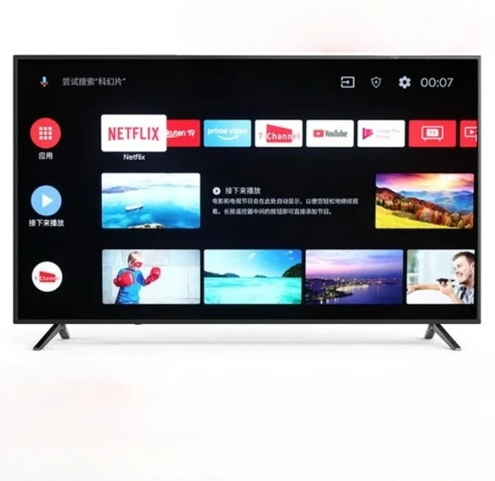 تلفزيون 4K LCD 75 بوصة 65 بوصة شاشة كاملة ذكية رفيعة للغاية 55 بوصة 43 بوصة 19 بوصة تلفزيون المبيعات المباشرة