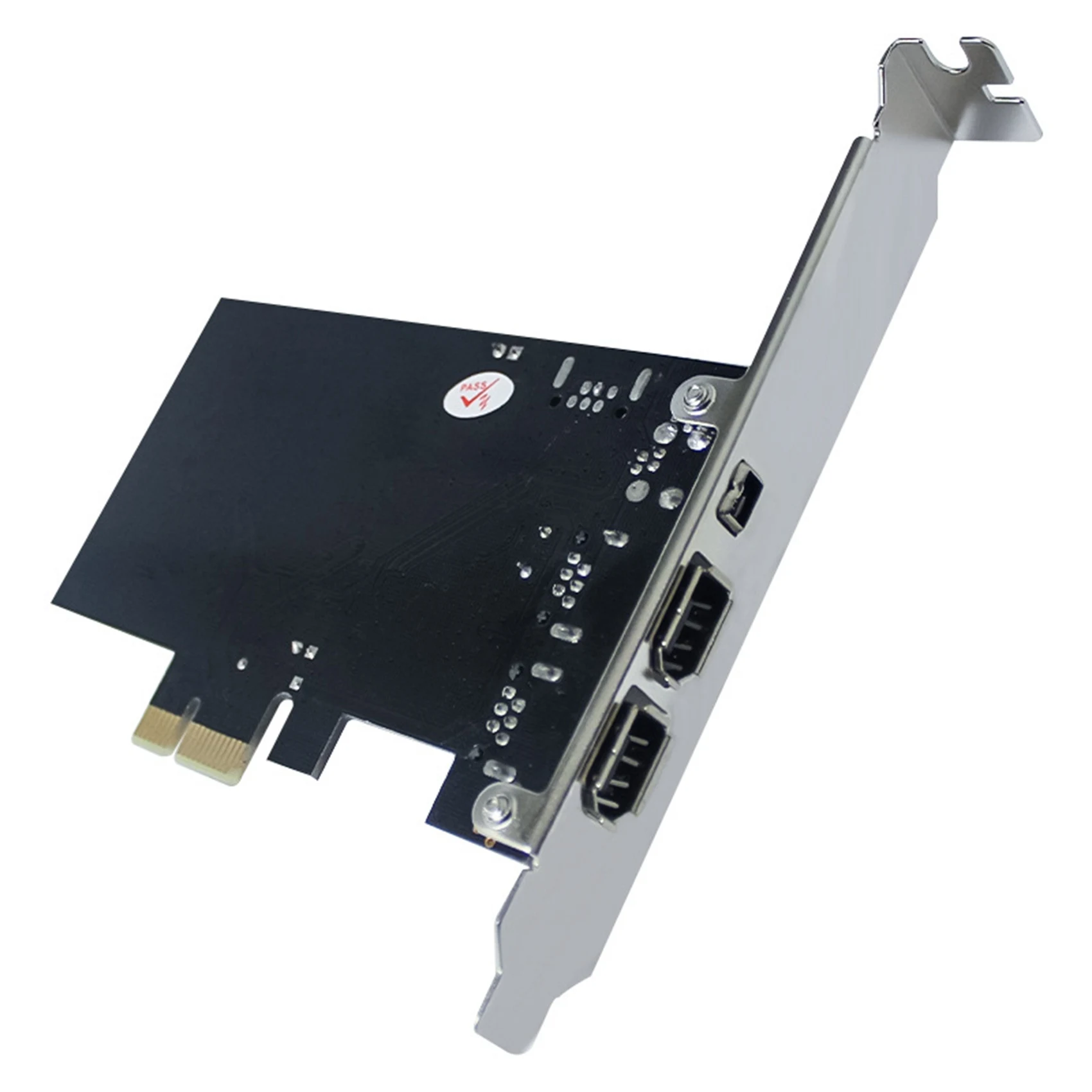 

A25P PCI-E to 1394 FireWire Card,PCI-Ex1 to IEEE 1394 3-Port FireWire Card, Support 1440X1080 Resolution,with 0.8M 1394 Cable