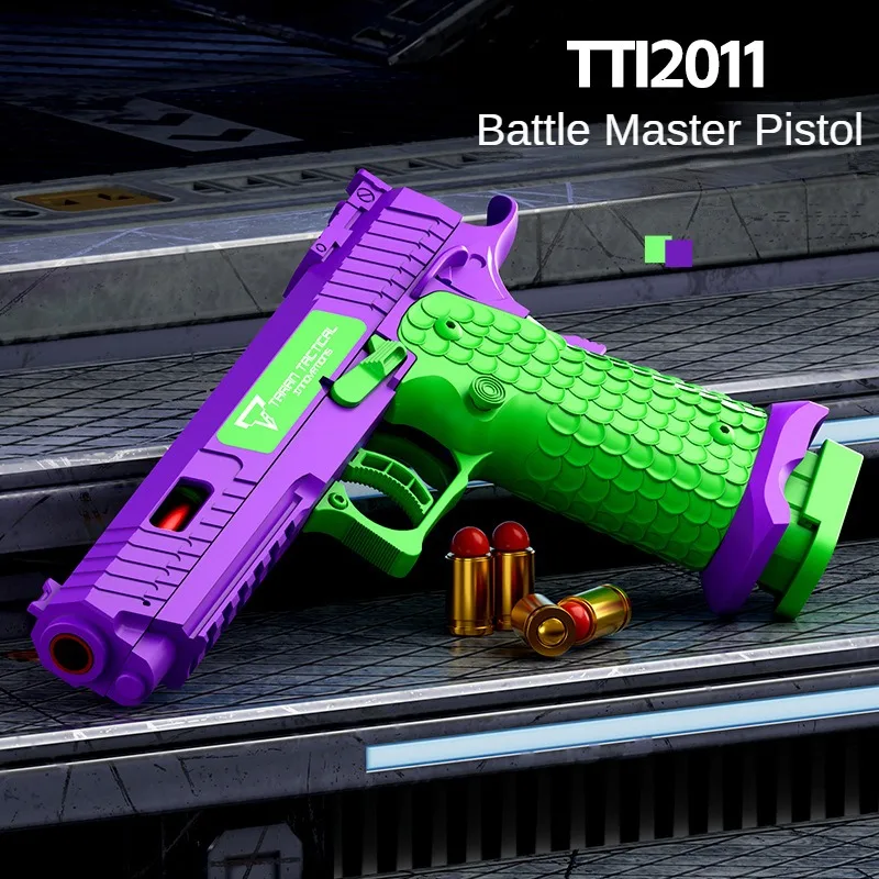 Pistol G17 Soft Bullet Toy Continuous Firing Blowback Guns Shell Ejected Manual Airsoft Weapon Kids Birthday Christmas Gift 2025