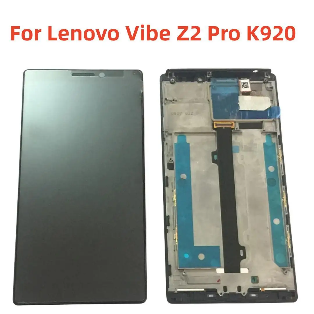 

For Lenovo Vibe Z2 Pro K920 6.0" LCD Display Touch Panel Screen Digitizer Assembly With Frame sensor