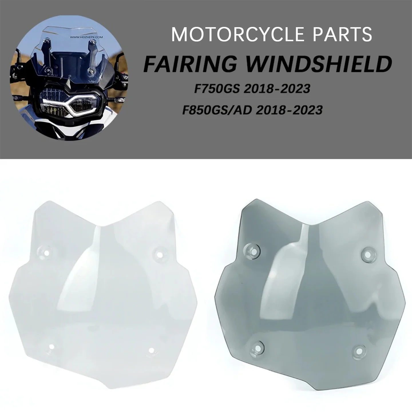 

For BMW F 850GS ADV F 750GS Motorcycle Windscreen Windshield thicken Wind Shield Screen Protector Parts F750GS F 850GS 2018-2023