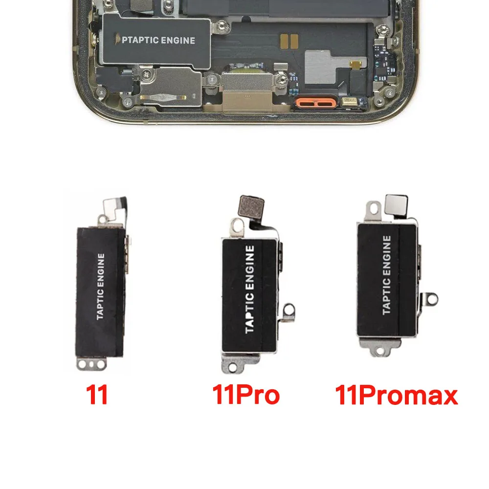 Motor de vibración Taptic para iPhone, reemplazo de reparación de Cable flexible, X, XR, XS, 7, 8 Plus, 11 Pro Max