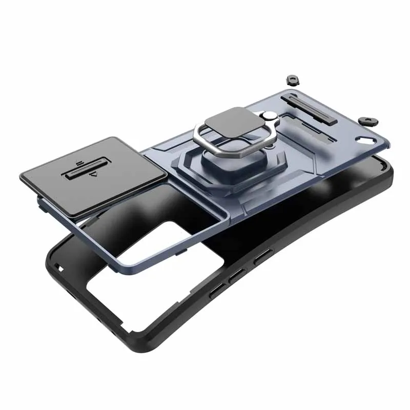 For POCO F6 Case Slide Lens Camera Armor Cover for Xiaomi Poco F6 F 6 X5 X6 F5 C65 C75 M6 Pro 4G Back Coque Redmi Turbo 3 Fundas image 4