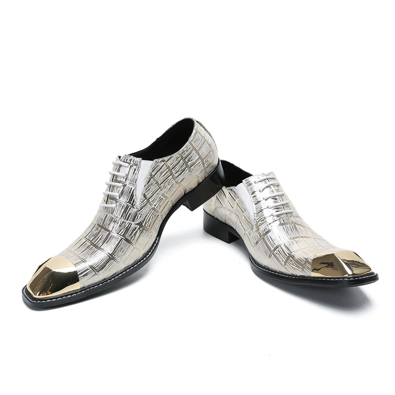 Quadratische quadratische Niet Stil lässige Lederschuhe modische Persönlichkeit bequeme Herren schuhe trend ige Leder neunte Hosen Schuhe – Detail 6