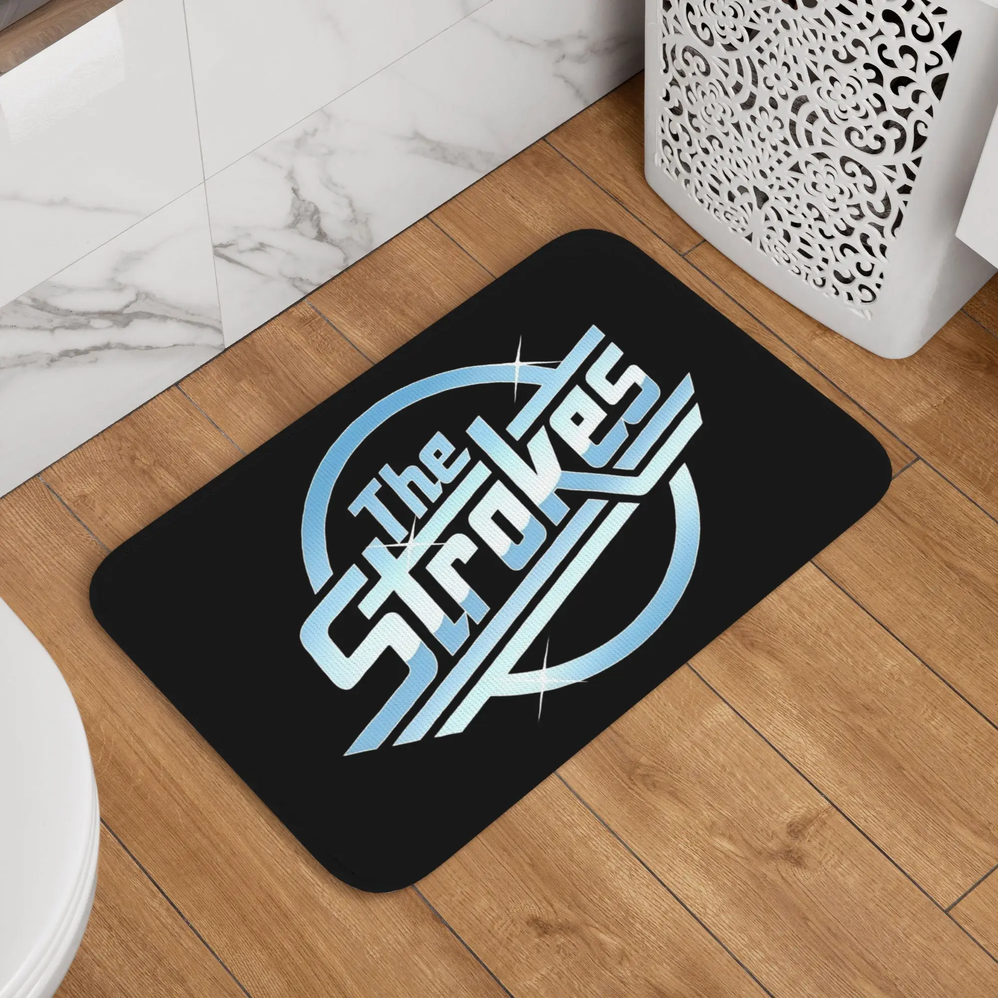 Custom American Rock Band The Strokes  Doormat Non-Slip Bathroom Kitchen Mat Garden Garage Door Floor Entrance Carpet Rug