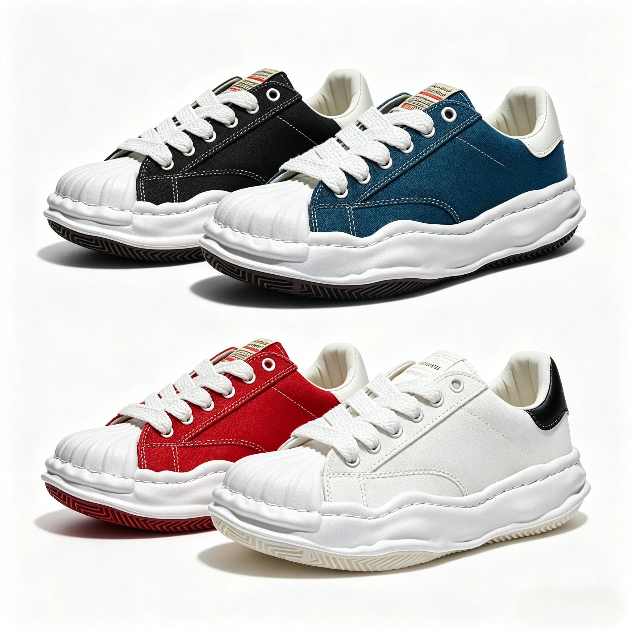 

High Quality Trend Men Board Shoes Platform Wear Resistant Women Canvas Melting Sole Shoes Fashion Couples Unisex Running Shoes