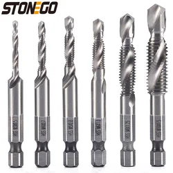 STONEGO HSS Thread Tap Drill Bit - High Speed Steel 1/4