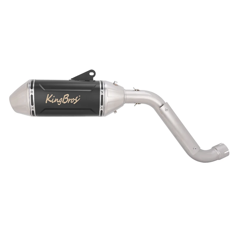 For Voge 625DS DS625X 2025 2026 Motorcycle Exhaust System Set Mid Link Pipe Slip On Muffler Tip With DB Killer Stainless Steel
