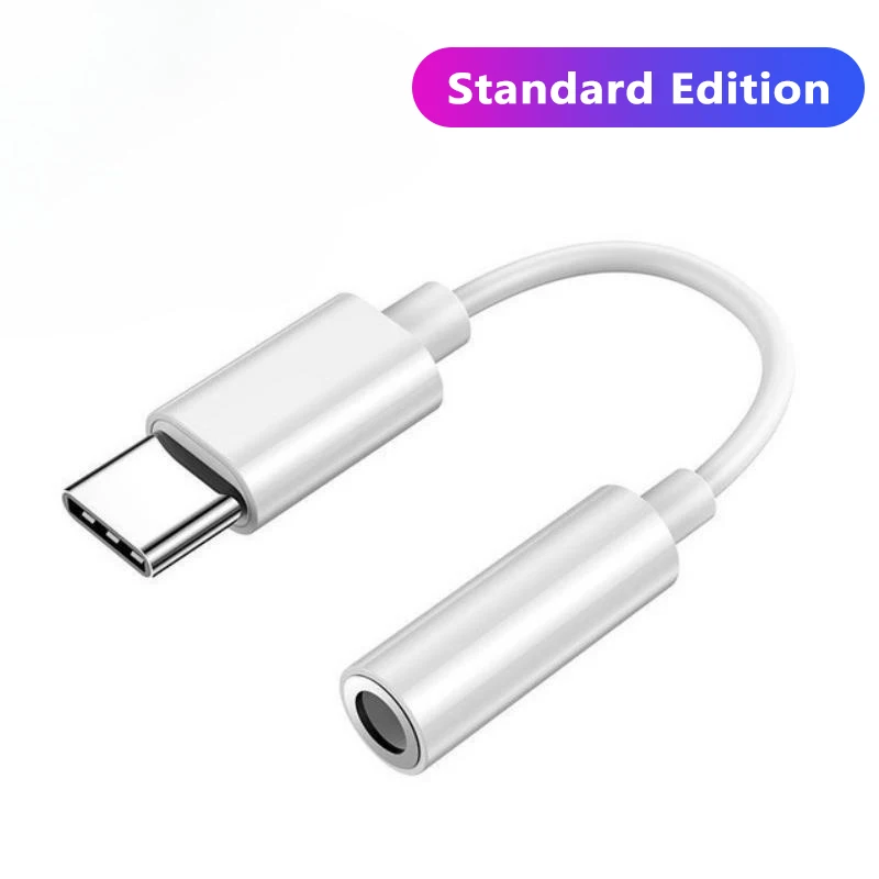 2-in-1-Audio-Adapter USB C auf 3 5 mm Klinke Typ C Lade 3,5 mm Aux-Kabel für Samsung Xiaomi Huawei kabelgebundener Kopfhöreranschluss