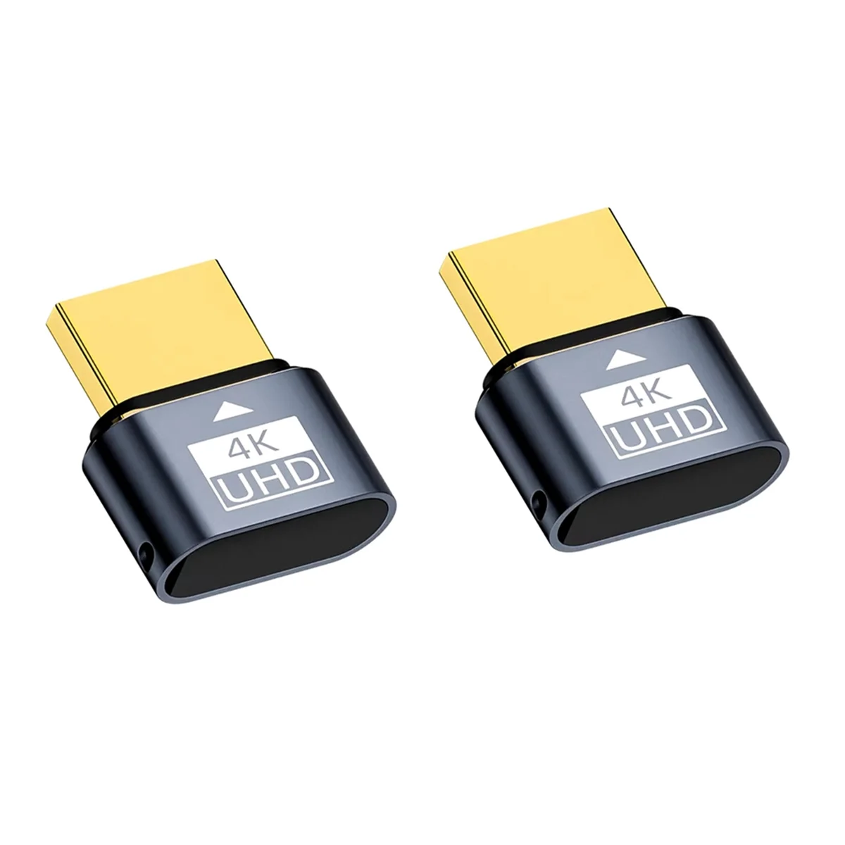 OOKU-2Pcs HDMI-Compatible Dummy Plug 4K HDR Virtual Monitor EDID Headless Ghost Emulator Support 4k 60Hz 1080 120Hz B