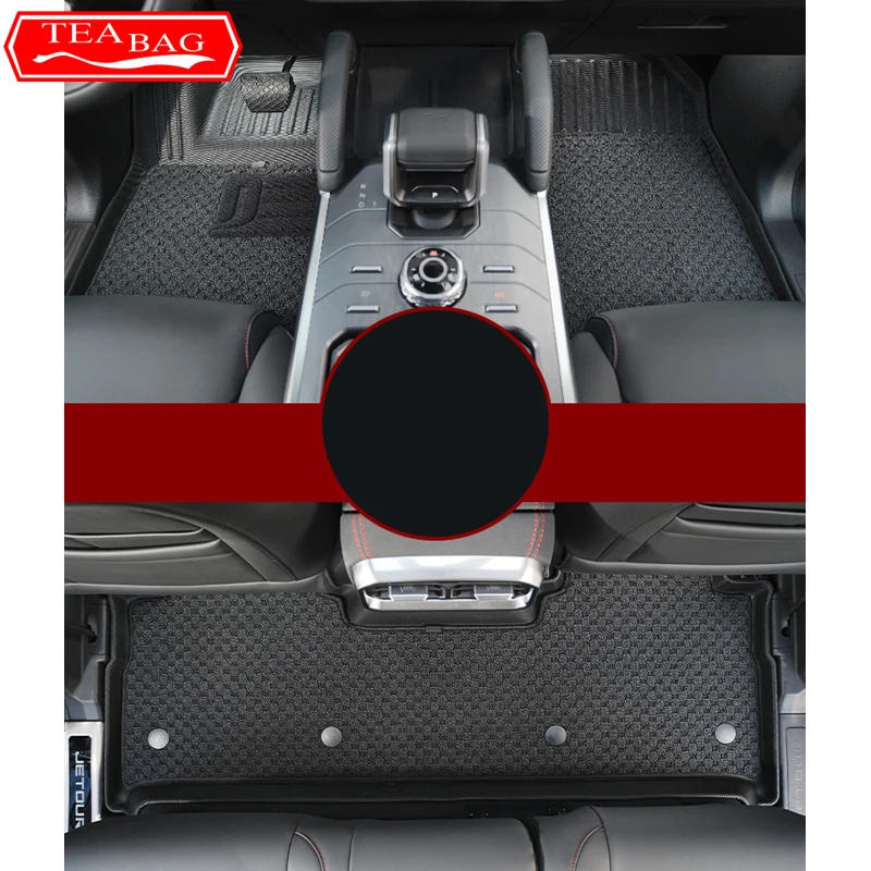 For Chery Jetour T2 2024 2023 Car Styling Foot Mats Trunk Mat TPE Waterproof Floor Carpet Interior Auto Modified Accessories 5