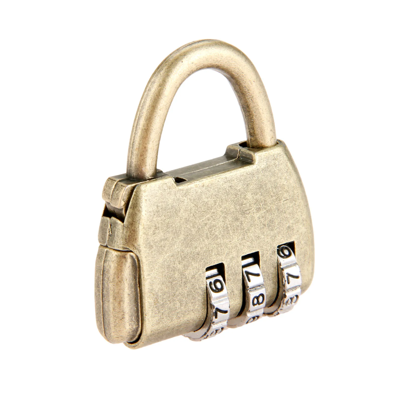 1PC Antique Bronze Old Style Password Lock Padlock Zinc Alloy For Jewelry Chest Box Warehouse Drawer Cabinet Vintage 35*40mm