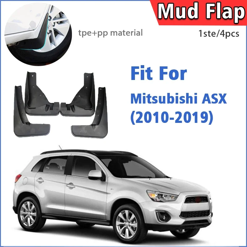 

For Mitsubishi ASX 2010 2011 2012 2013 2014 2015 2016 2017 Mud Flap Guards Splash Mudguard Fender Mudflaps Car Accessories 4pcs
