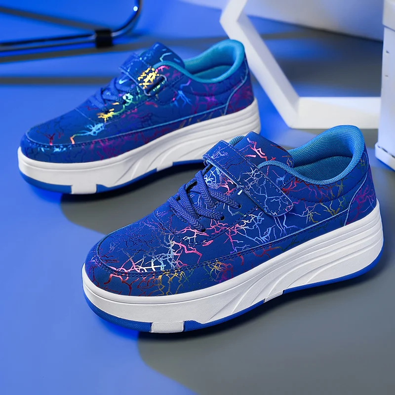 

New Fashion Daily Casual Shoes on Wheels Sneakers Magic Light Shoes High Quality Lightweight Outdoor Women's Shoes