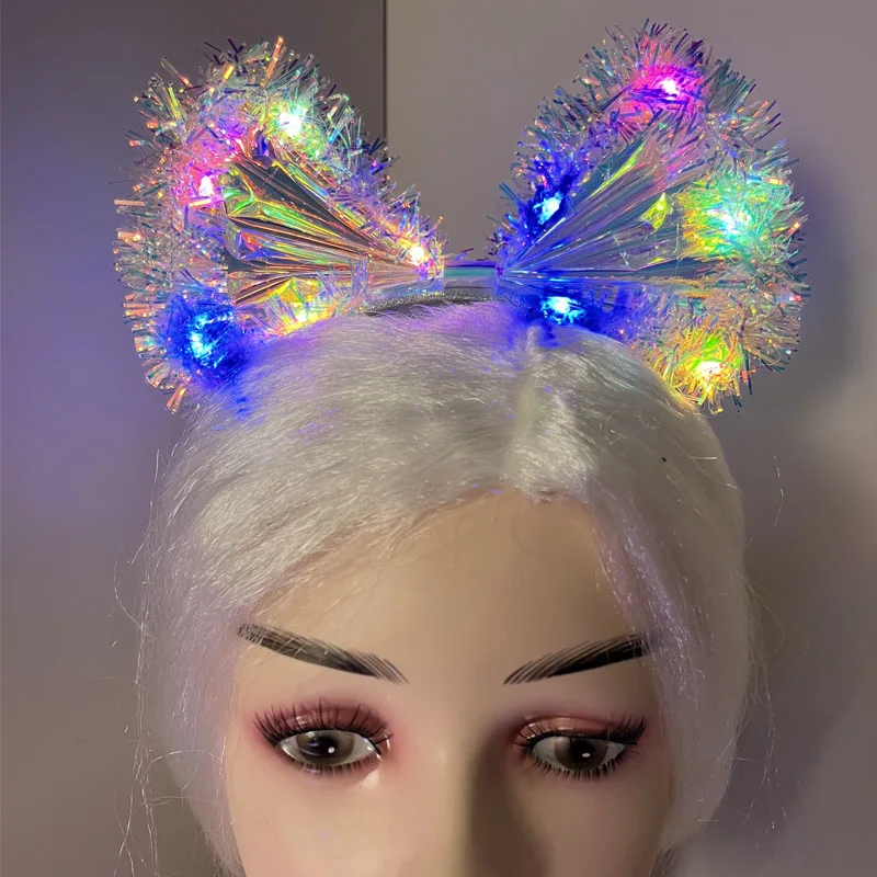 

Glowing Hair Band Light Up Headband with Laser Hair Hoop Headwear Wedding Festival