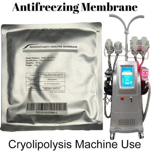 Membrana anticongelante para cavitación, congelación de grasa, enfriamiento criogénico, terapia de pérdida de peso, Gel refrescante anticongelante, almohadillas para criolipólisis, 10 Uds.