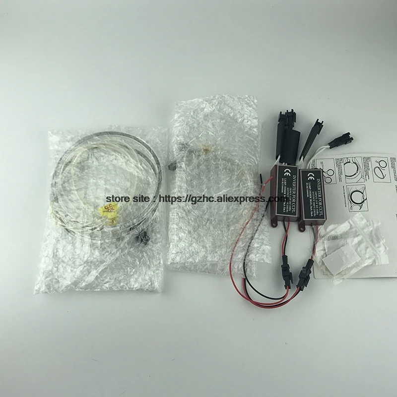 For Chevrolet Lacetti Optra Nubira 2002-2008 Ultra Bright Day Light DRL CCFL Angel Eyes Demon Eyes Kit Warm White Ring