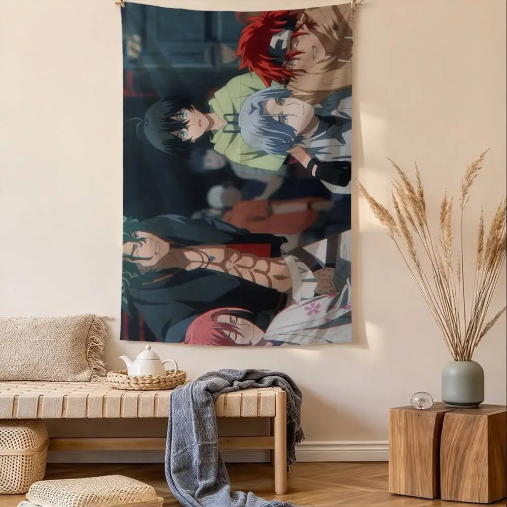C-Cool S-Sports Anime SK8 The Infinity Tapestry Tropical Ocean Wall Hanging for Bedroom Living Room Dorm Home Decor