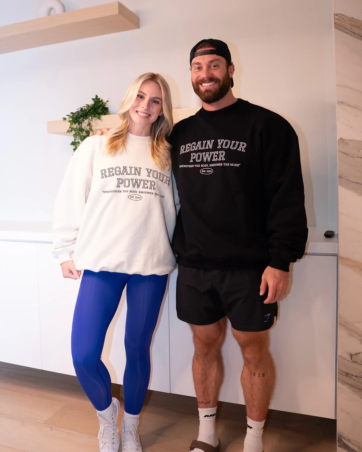 

REGAIN YOUR POWER Oversized Hoodies Bodybuilding Workout High Quality Men Women Clothing Fitness Crossfit US Size