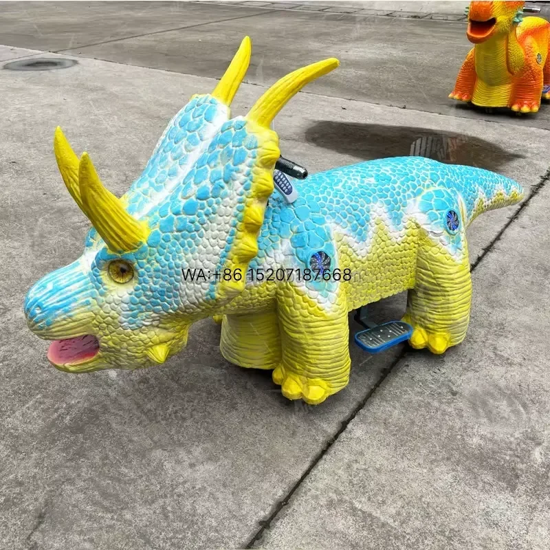 Wmwmnu Children Animal Ride On Car for Mall Shopping Center Outdoor Playground Amusement Park Kids Toy Vehicle