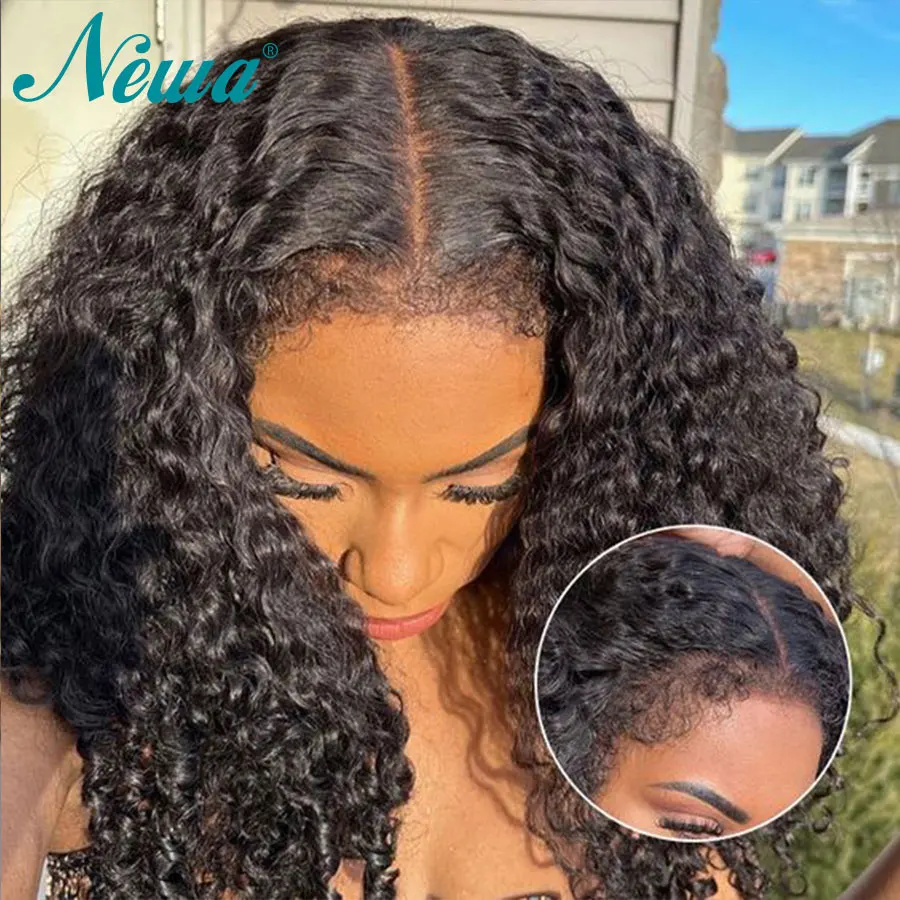 

13x6 Curly Edges Human Hair Wig Realistic Hairline 360 Lace Frontal Wig Glueless Full Lace Wig Pre Plucked 13x6 Lace Front Wigs