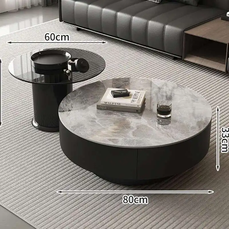 

Modern Accessories Coffee Table Nordic Designer Living Room Simple Coffee Table Aesthetic Glass Mesas Bajas Postmodern Furniture