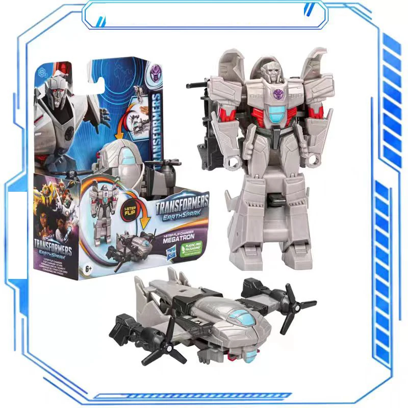 Hasbro Transformers: Earthspark Bumblebee Shockblast Megatron colección de juguetes de regalo para niños modelo de figura de acción en stock