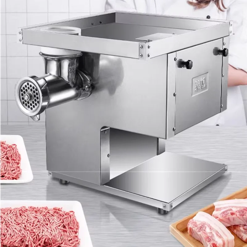 

New Condition Electric Commercial Meat Cutting Machine Vertical Desktop Fresh Meat Processing Machine