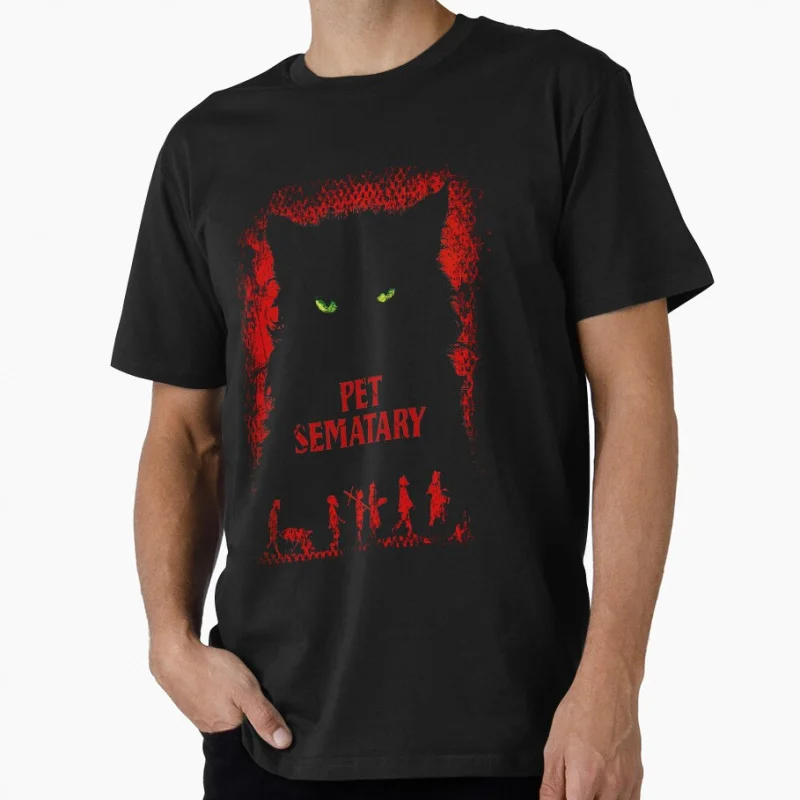 

Dark Horror Masterpiec 80s horror movie pet sematary Scary Halloween Gift t shirt for man Large size Tops S-6XL printed Clothes
