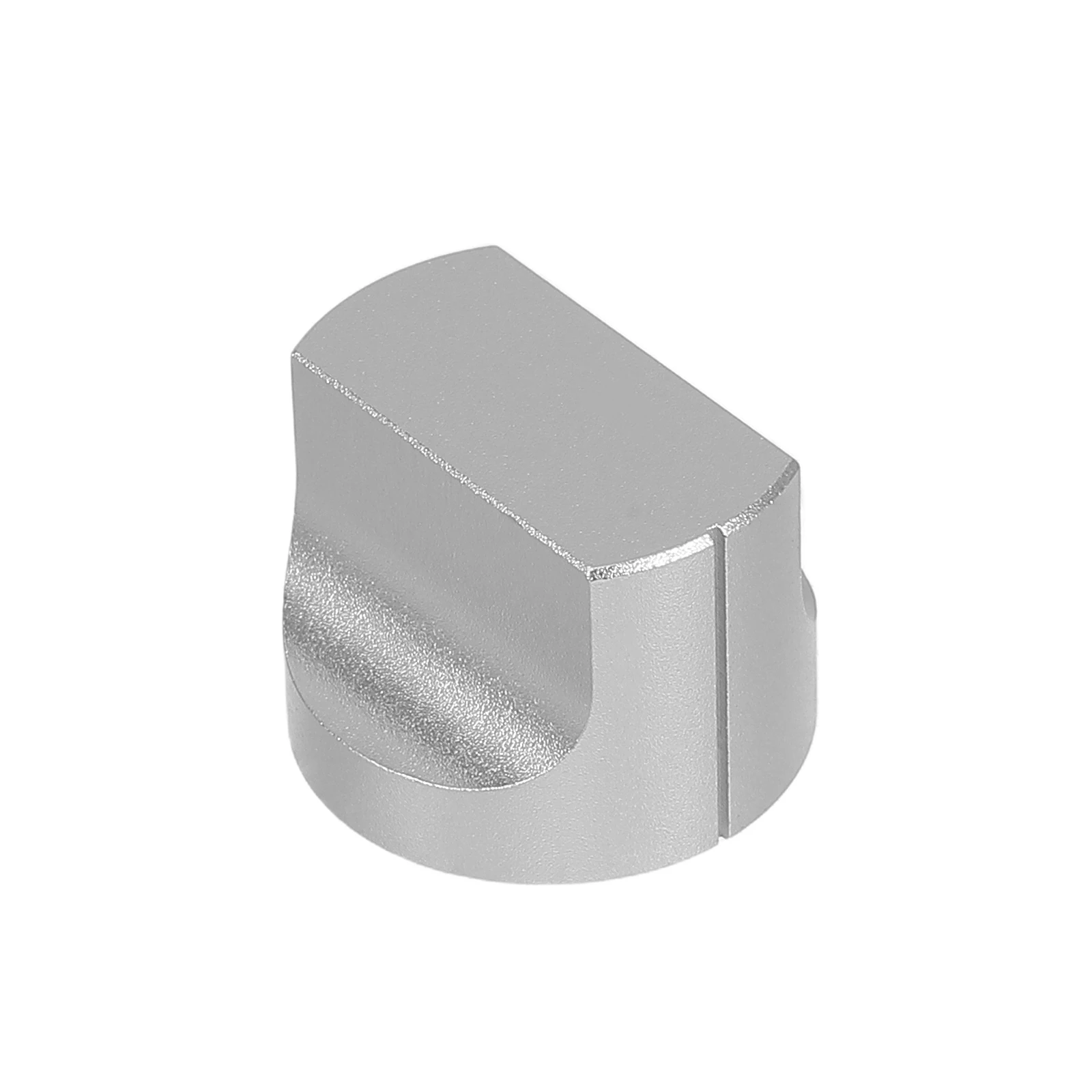 

High-End Aluminum Potentiometer Volume Knob Matte Silver Ergonomic Duckbill Shape for Electric Guitar Amplifier Audio Systems