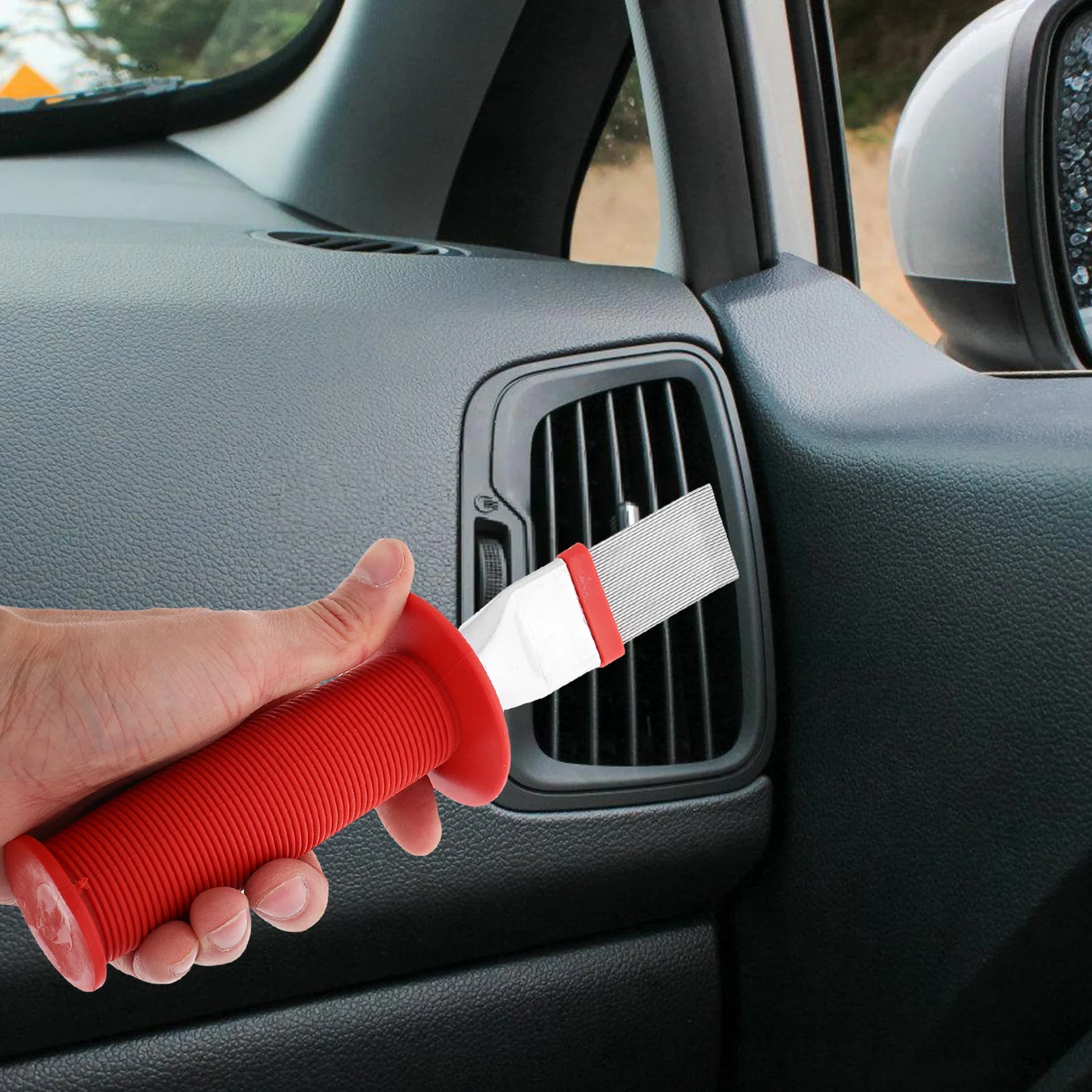 

Stainless Steel Air Conditioner Fin Comb Car Condenser Radiator Cleaning Coil Brush Efficient Cooling Cleaner Tool