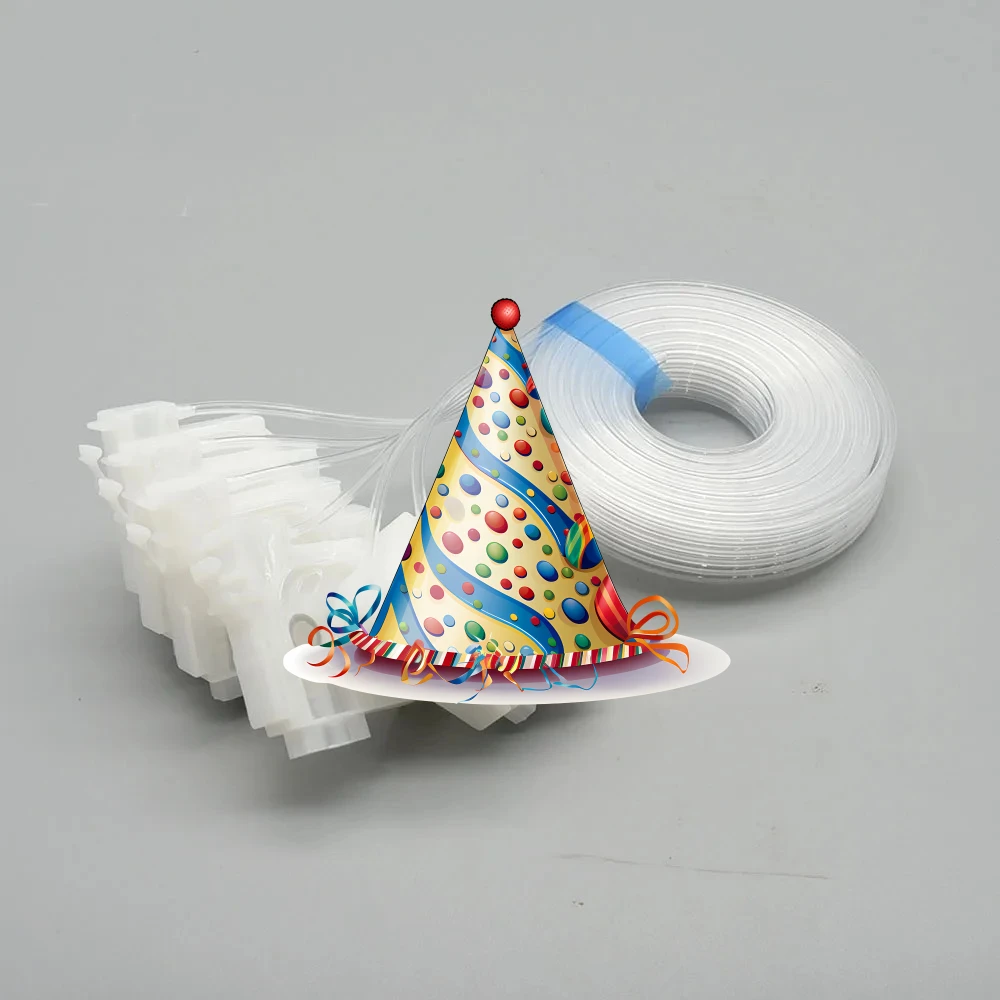 

1 комплект печатающей головки L800 DTF, демпфер чернил для принтера Epson L801 L805 L810 L850 L1800 L1300 L1455 с 2-метровым шлангом для чернил