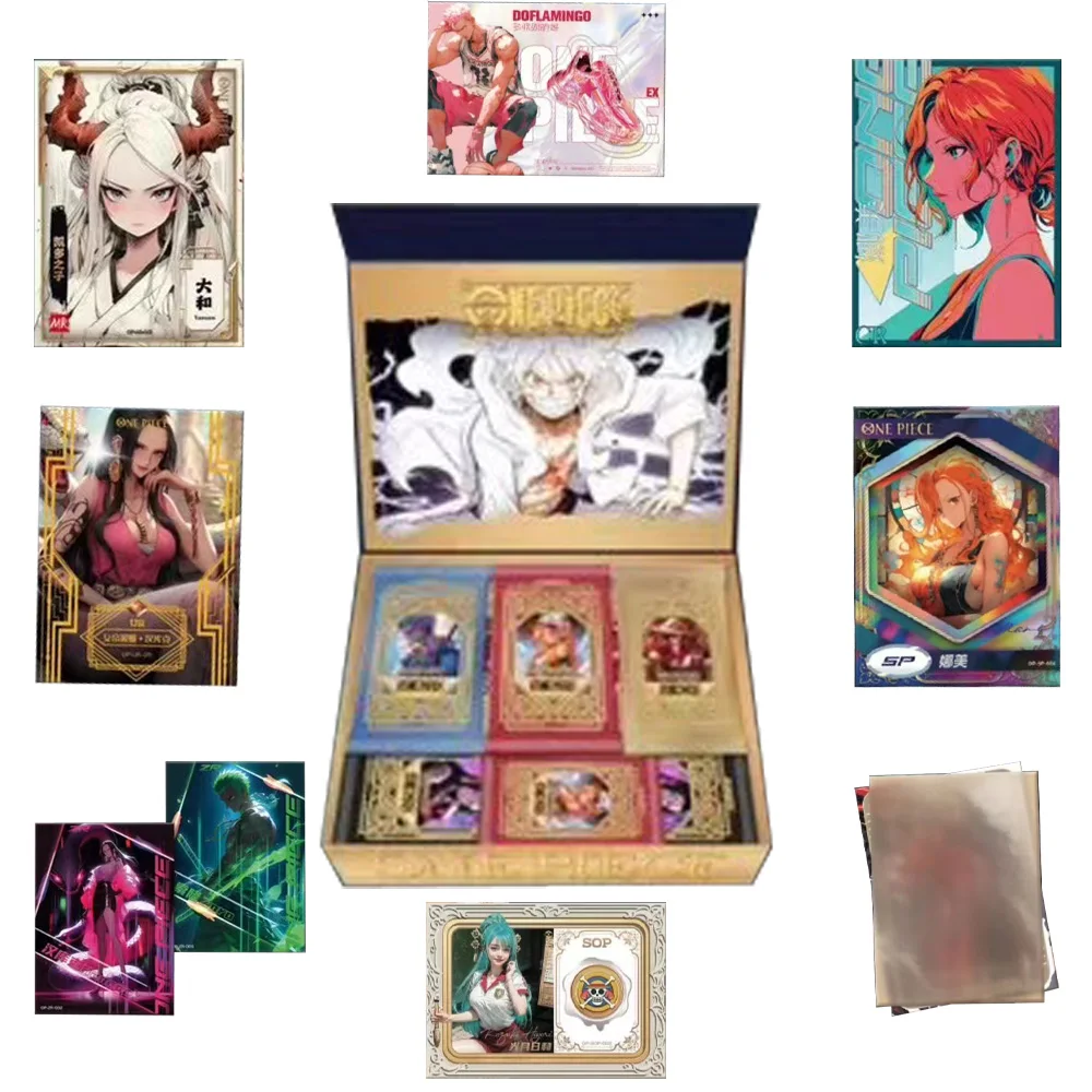 Genuine Anime ONE PIECE Card New World Nami Luffy  Collections Card Game Collectibles Battle Card children Toy