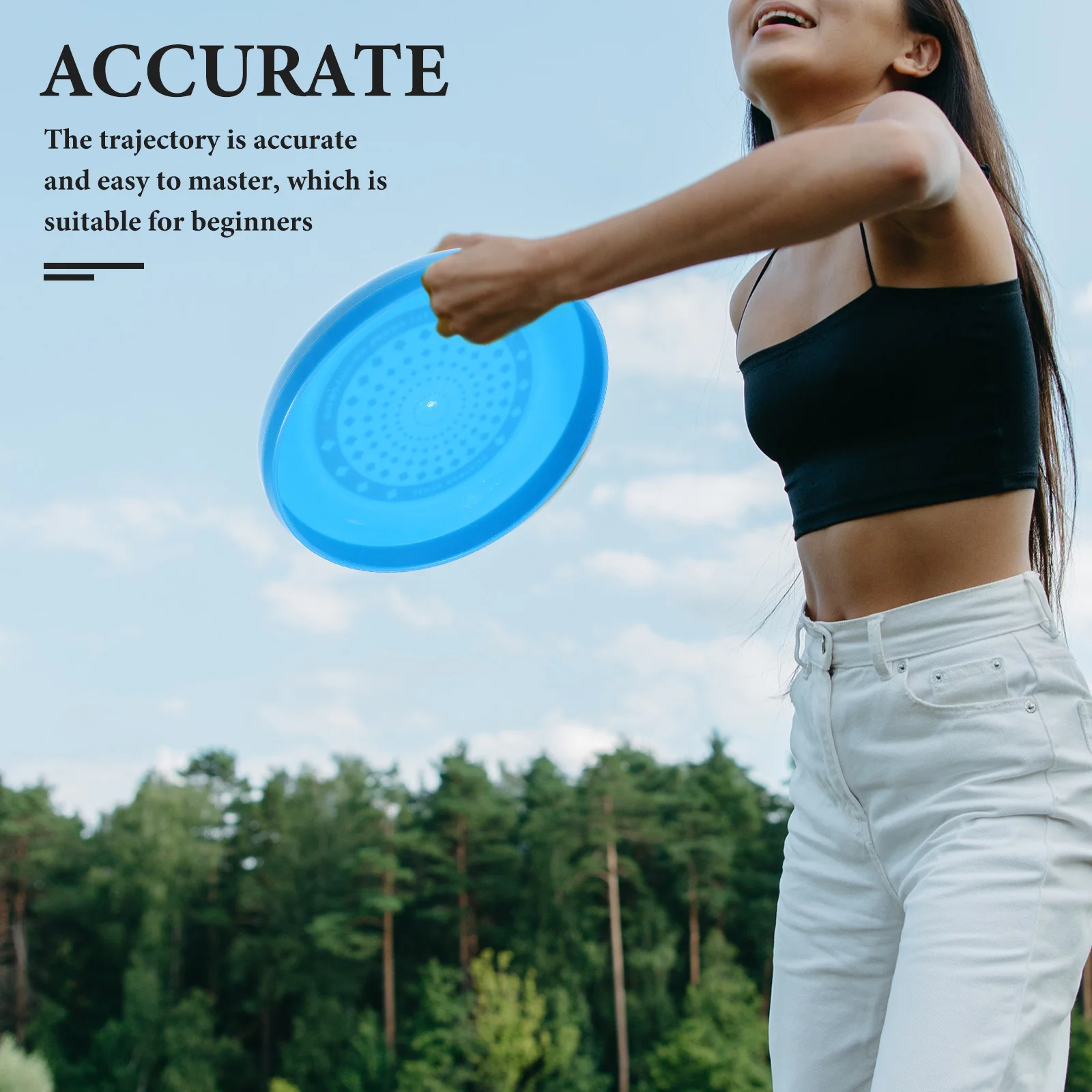 

175G Pe Adult Flying Disc Set Competition Durable Lightweight Outdoor Sport Disc Beach Pool Game Stable Accurate Flight