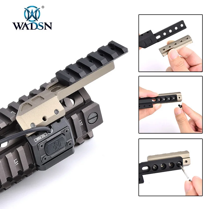 WADSN Adaptador ModButton Picatinny para SureFire M600/M300 - imagen 2