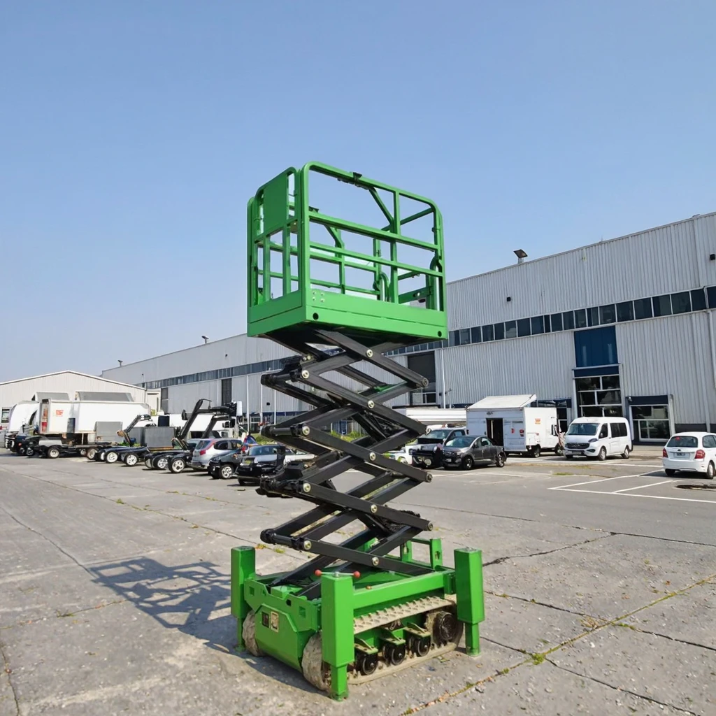 Made In China CE Certified High Performance Electric Diesel 6m 8m Scissor Lifting