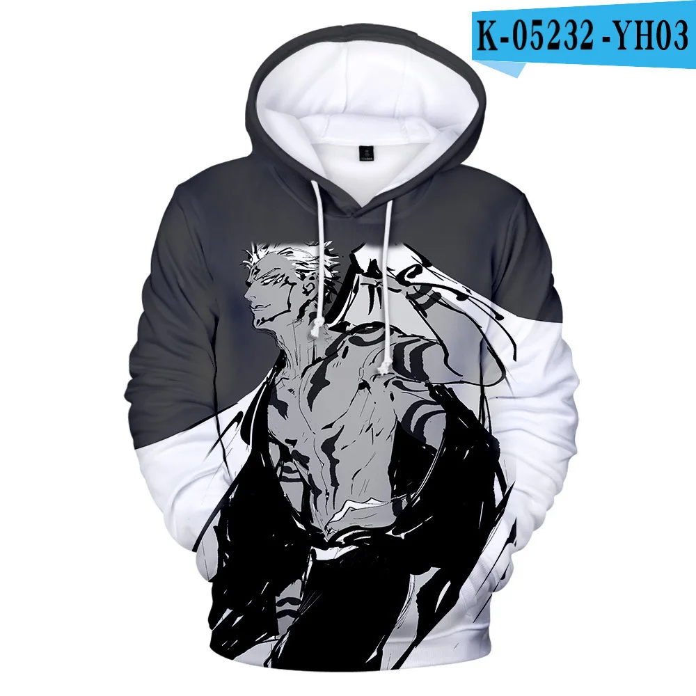 New 3D Print Anime Men/womens BLEACH felpe con cappuccio manica lunga Casual con cappuccio Streetwear Teenage Boy Clothes oversize felpa con cappuccio pullover