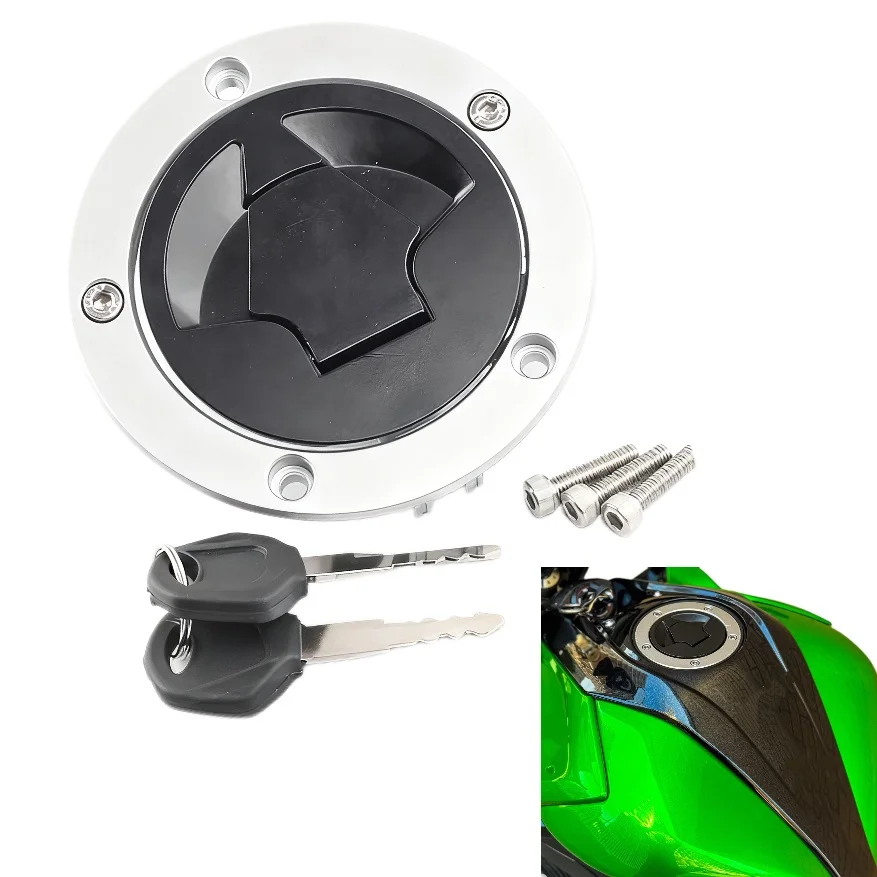 

Fuel Gas Tank Cap Keys For Kawasaki ER400 ER-4N 2011-2013/ Ninja ZX-6R ZX600 2007-2008/Z800 2013-2014/ER650 ER-6N 2006/2007-2015