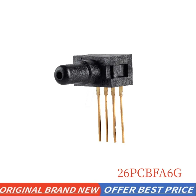 26PCBFA6G 6BF6G SIP-4 Honeywell Miniature Low Pressure Sensors 26PC Series, Compensated/Unamplified 1 psi to 250 psi