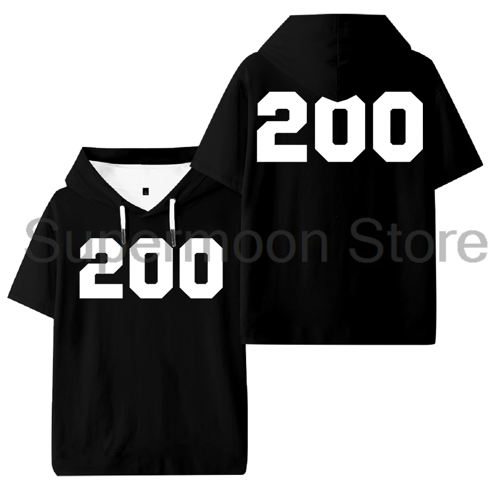 Chad Powers 200 Hooded T-shirt 2025 Tv Show Merch Short Sleeve Sportwear Tee Women Men Outdoor Streetwear Tops