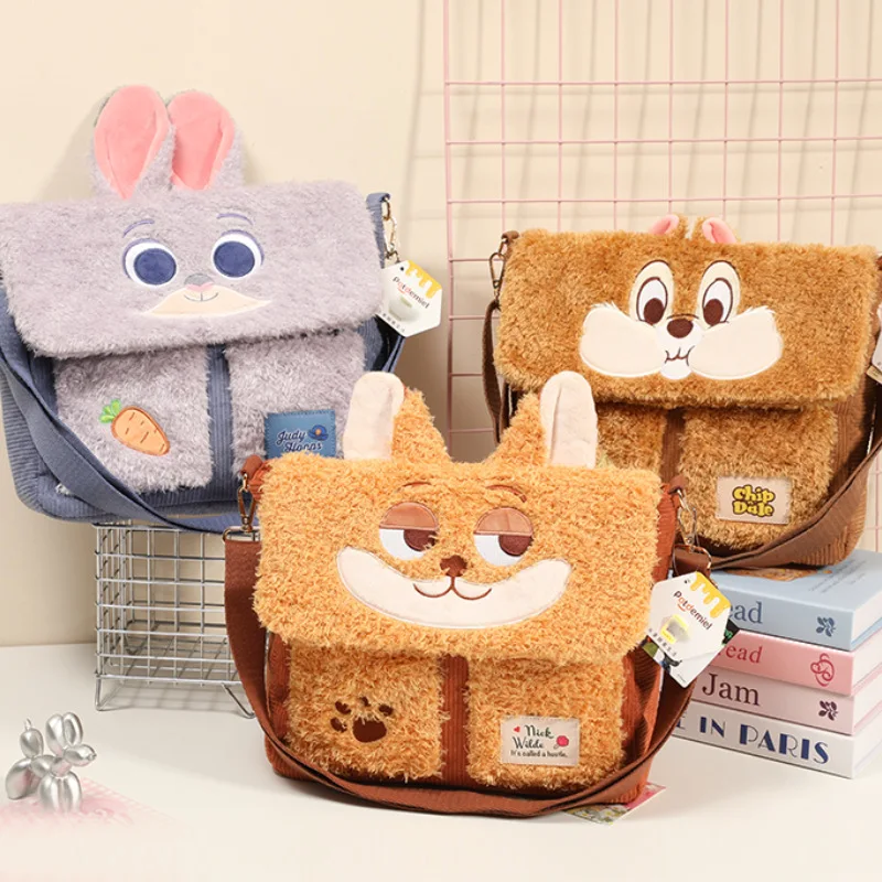 

Новая плюшевая сумка через плечо Disney с героями мультфильмов, большая вместительная дорожная сумка для хранения альпинизма, подарок для девочек, поездки на работу