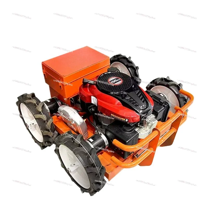 

Four-wheel Drive Remote Control Lawn Mower Orchard Self-propelled Lawn Mower Four-stroke Lawn Mower