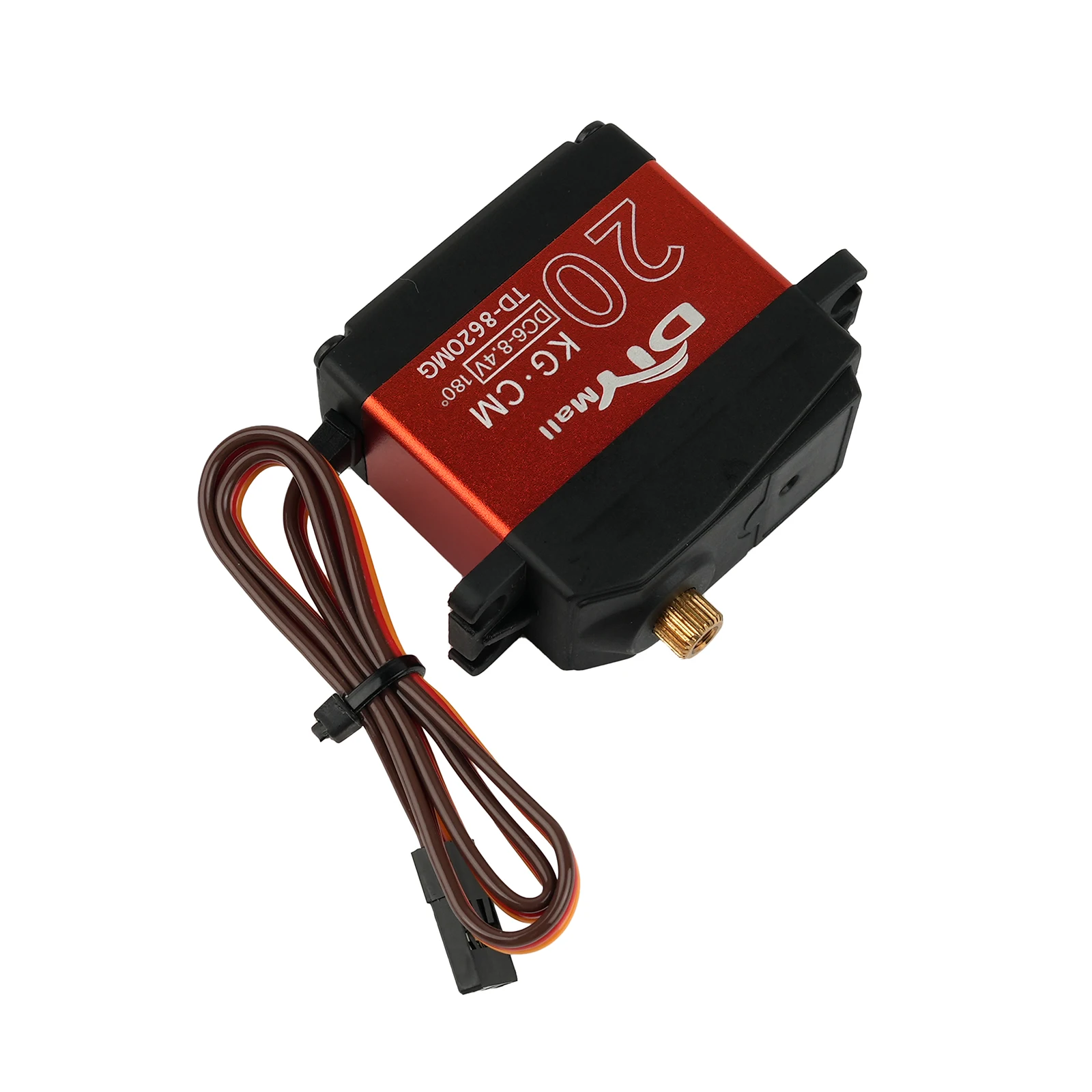 TD-8620MG 20KG High Torque Digital Servo Motor Metal Gear 6.0V 8.4V Steering Actuator for 1/8 1/10 RC Crawler Car DIY Project