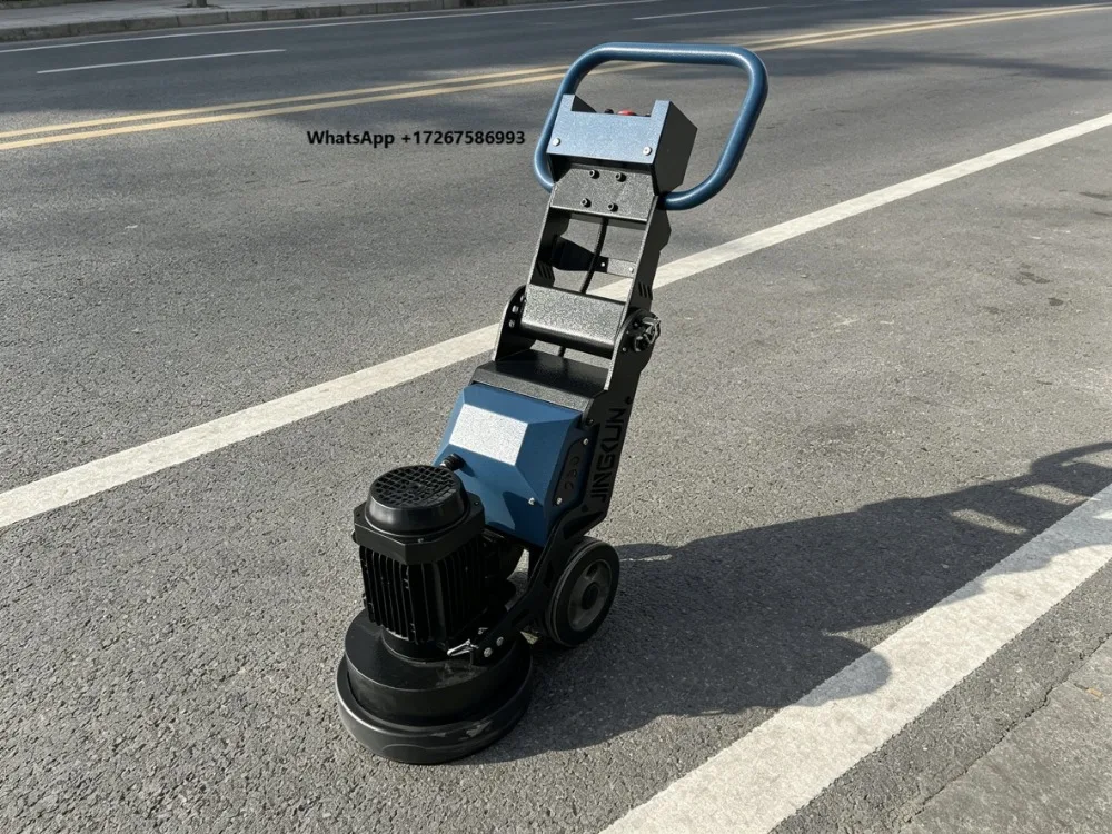 250mm Electric Concrete Floor Grinder Machine Cement Epoxy Floor Grinding Polishing Machine for Surface Preparation