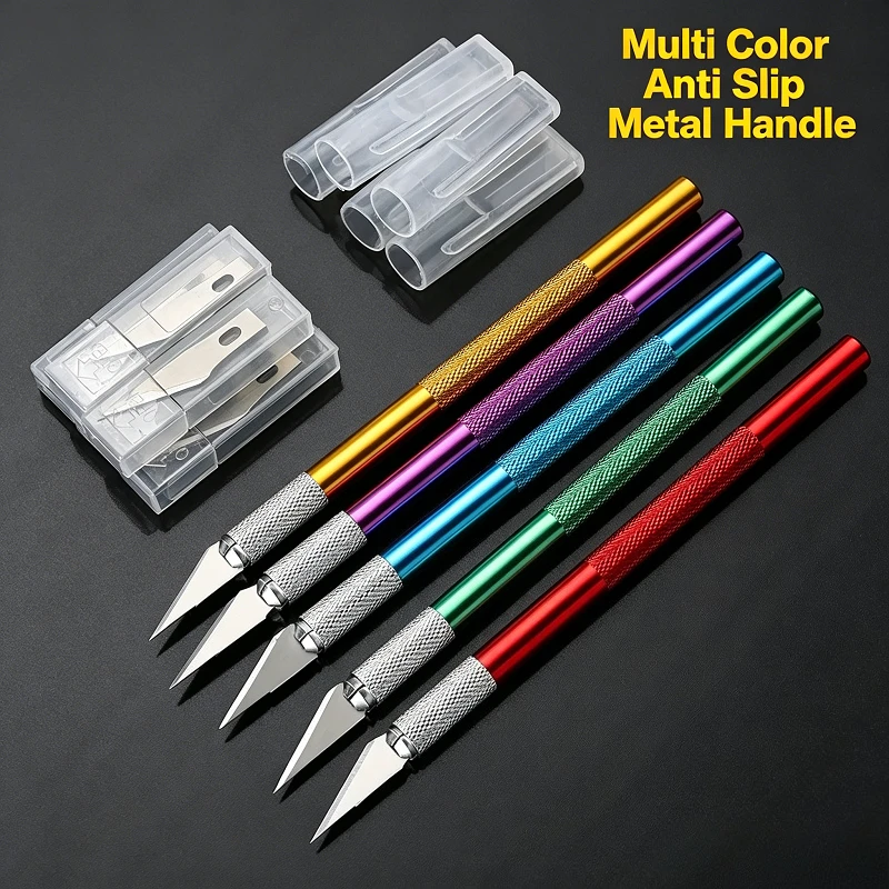 50Pcs Metal Carving Scalpel Blades Set, Multi-purpose DIY Cutting Tool for Wood Carving, Fruit Sculpture, Craft Engraving - view 6