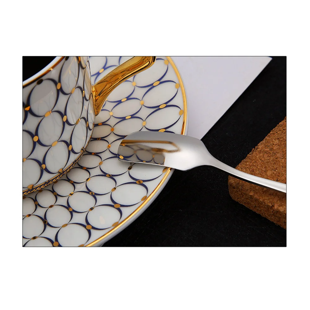 

Square Head Spoon 304 Stainless Steel Long Handle Stirring Spoon For Iced Tea Coffee Dessert Kitchen Barware