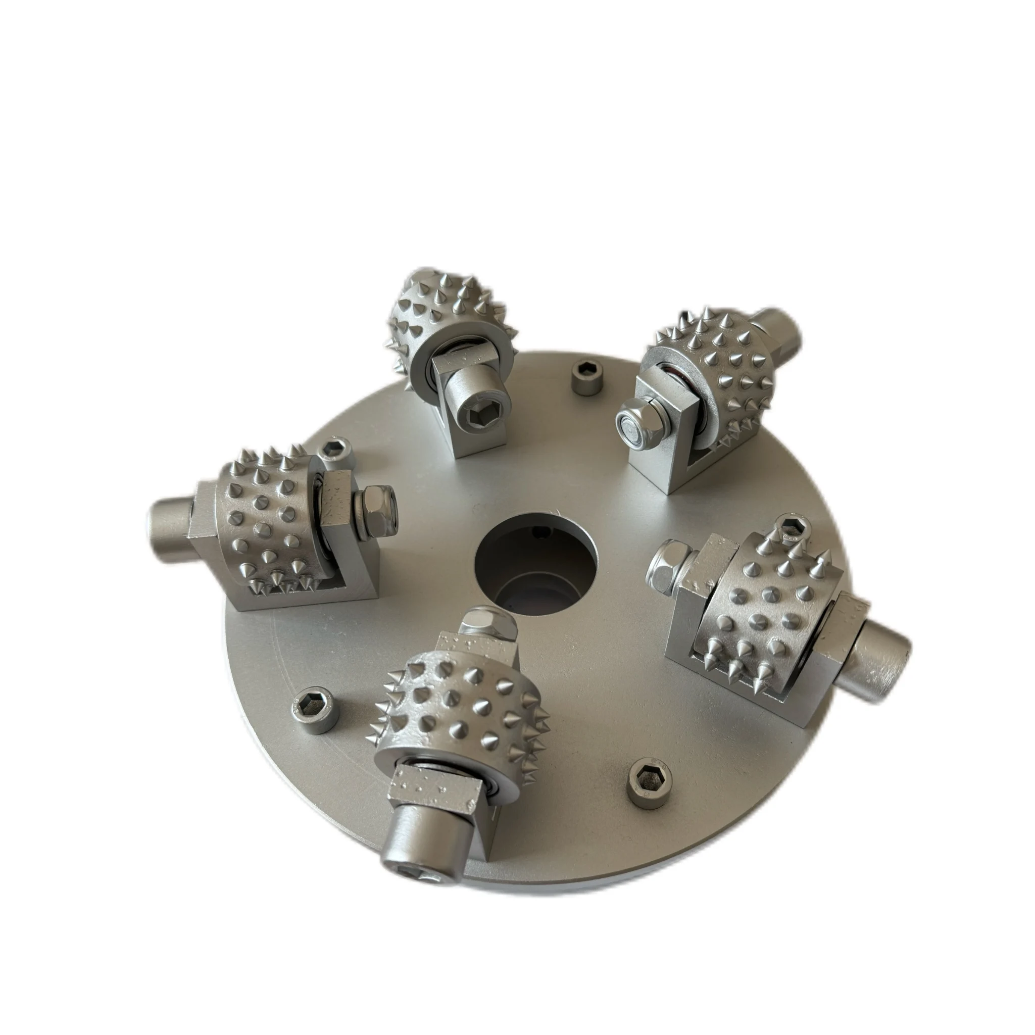 Rotary bushing hammer roller High abrasive tool Diamond bushing hammer plate for granite concrete