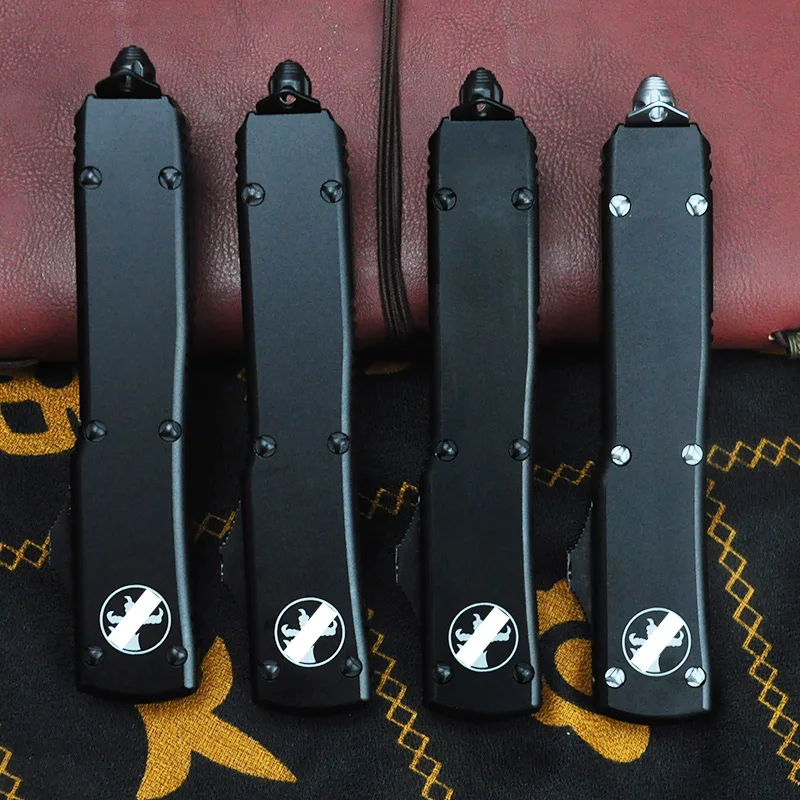 مايكرو UTX UT 85 سلسلة OTF TechKnife Ultra M390 شفرة التخييم في الهواء الطلق الدفاع عن النفس سكاكين الجيب مقبض ألمونيوم باستخدام الحاسب الآلي أدوات EDC