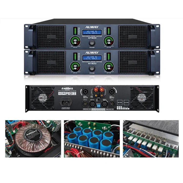 Power Amplifier Mixer MT1000 2 Channel Subwoofer Dsp Power Amplifier Audio 1000 Watts pioneer dj controller